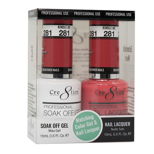 Cre8tion Gel Polish And Nail Lacquer, 281, 0.5oz
