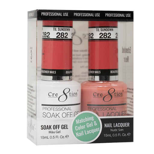 Cre8tion Gel Polish And Nail Lacquer, 282, 0.5oz