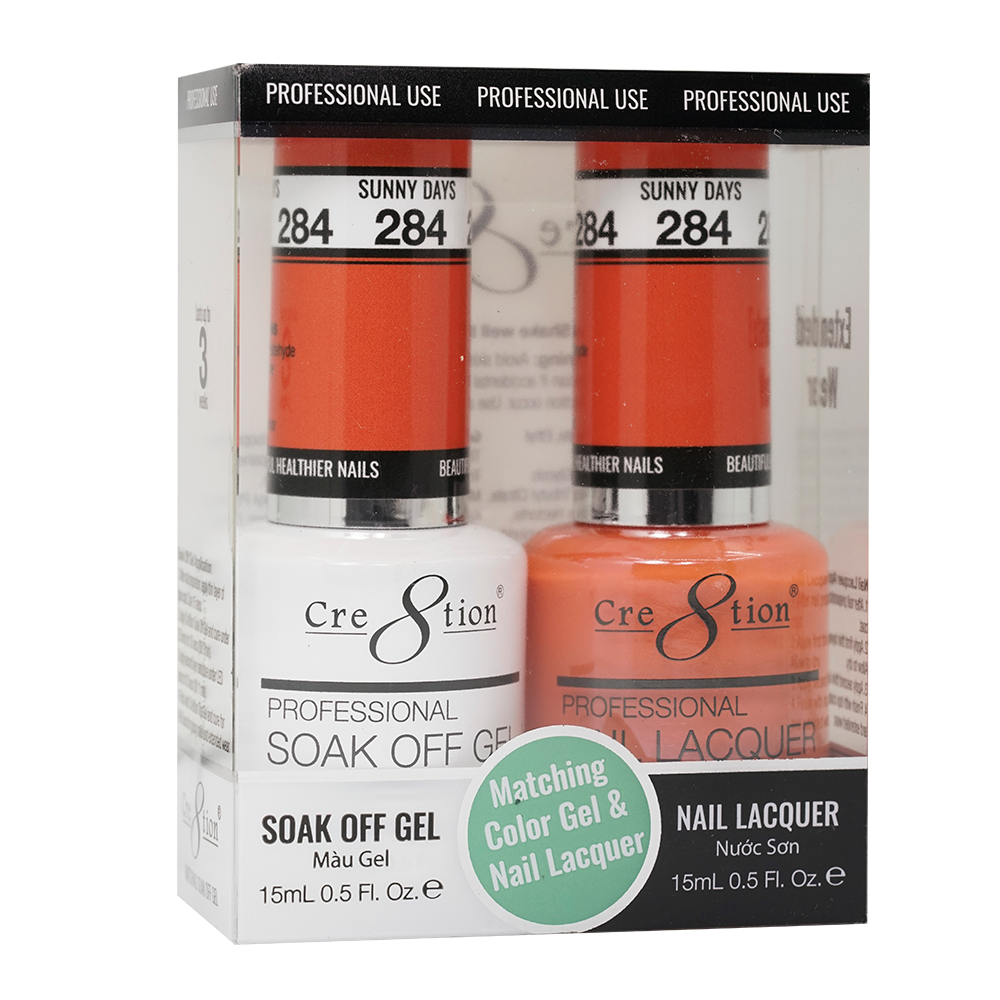 Cre8tion Gel Polish And Nail Lacquer, 284, 0.5oz