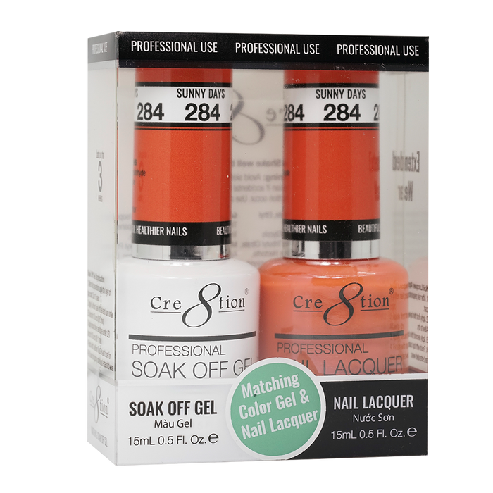 Cre8tion Gel Polish And Nail Lacquer, 284, 0.5oz