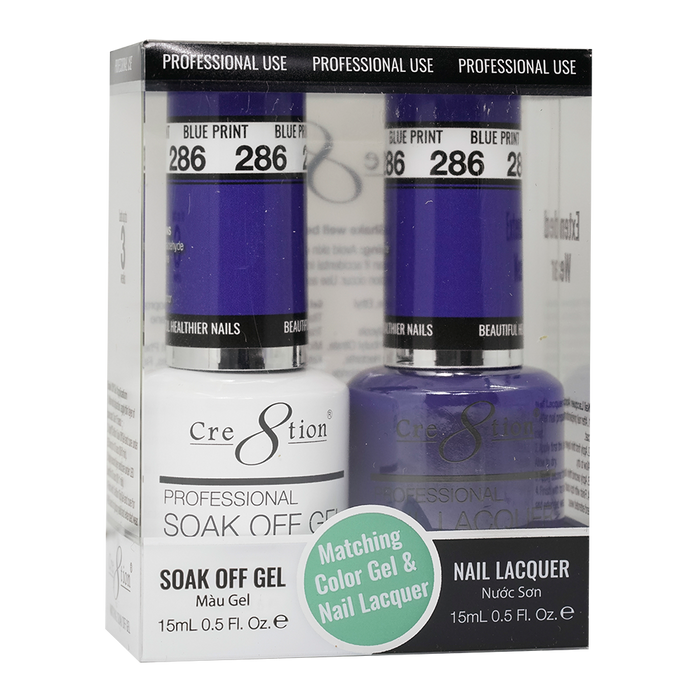 Cre8tion Gel Polish And Nail Lacquer, 286, 0.5oz