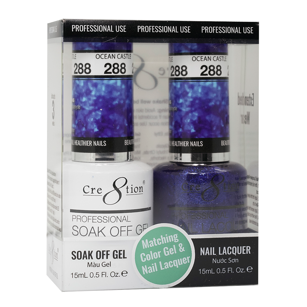 Cre8tion Gel Polish And Nail Lacquer, 288, 0.5oz