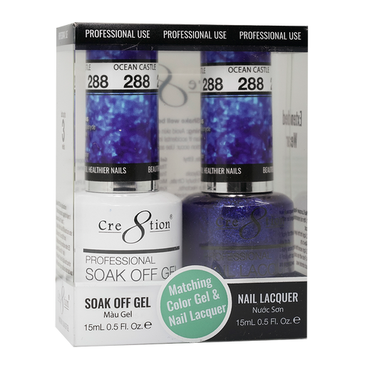 Cre8tion Gel Polish And Nail Lacquer, 288, 0.5oz