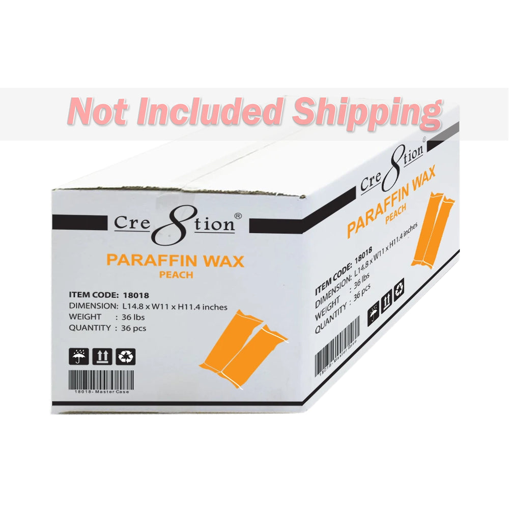 Cre8tion Paraffin Wax - PEACH, White CASE (Loại 1) (Pk: 6 packs/box, 6 boxes/case)