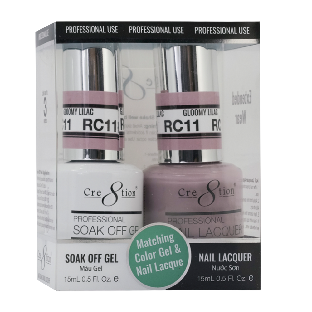 Cre8tion Gel Polish & Nail Lacquer, Rustic Collection, RC11, 0.5oz KK1712