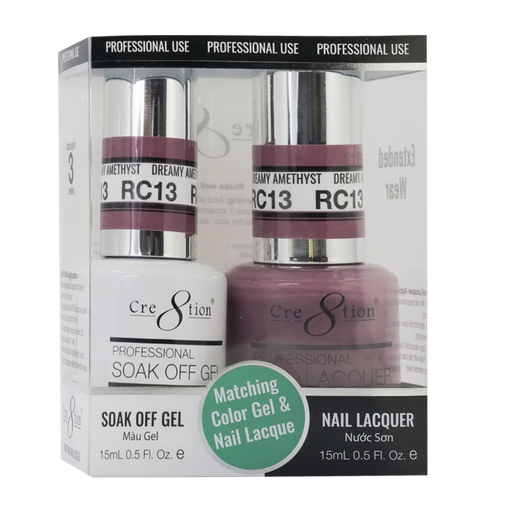 Cre8tion Gel Polish & Nail Lacquer, Rustic Collection, RC13, 0.5oz KK1712