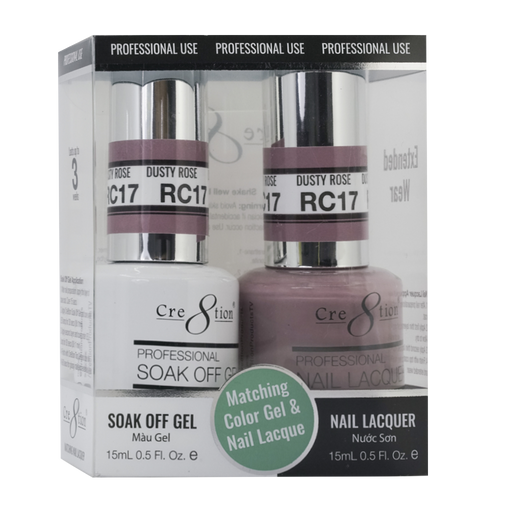 Cre8tion Gel Polish & Nail Lacquer, Rustic Collection, RC17, 0.5oz KK1712