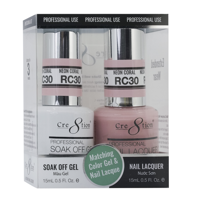 Cre8tion Gel Polish & Nail Lacquer, Rustic Collection, RC30, 0.5oz KK1712