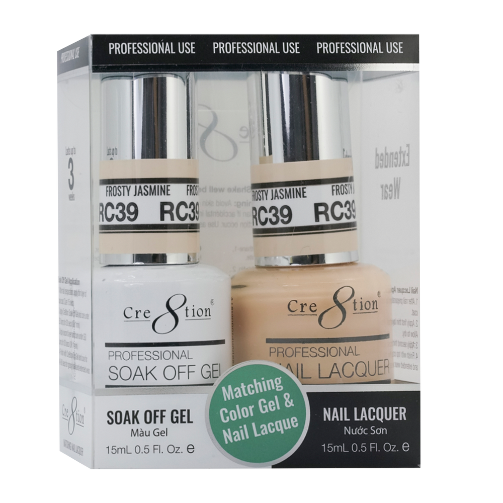 Cre8tion Gel Polish & Nail Lacquer, Rustic Collection, RC39, 0.5oz KK1712