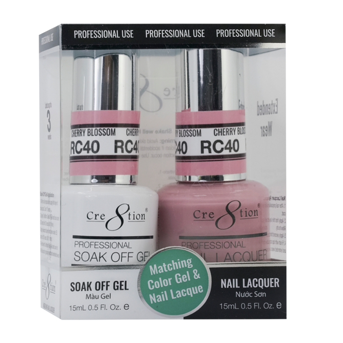 Cre8tion Gel Polish & Nail Lacquer, Rustic Collection, RC40, 0.5oz KK1712