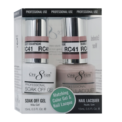 Cre8tion Gel Polish & Nail Lacquer, Rustic Collection, RC41, 0.5oz KK1712