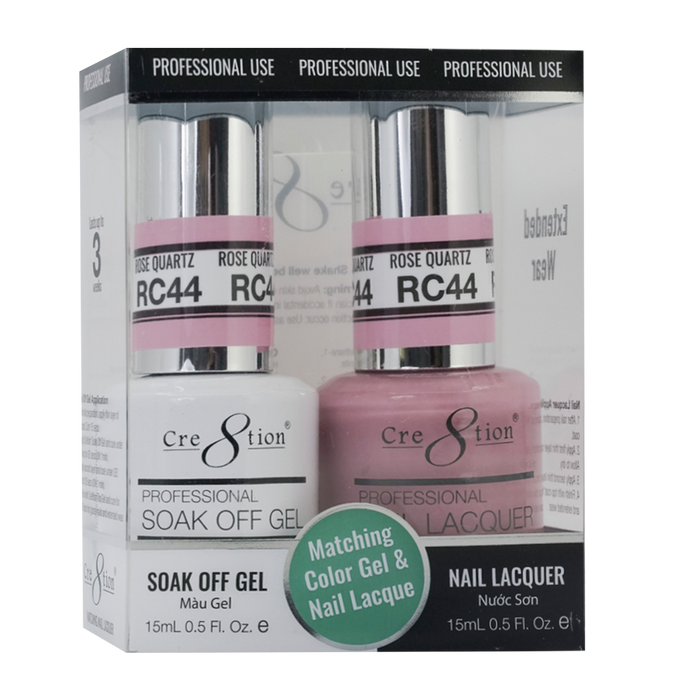 Cre8tion Gel Polish & Nail Lacquer, Rustic Collection, RC44, 0.5oz KK1712