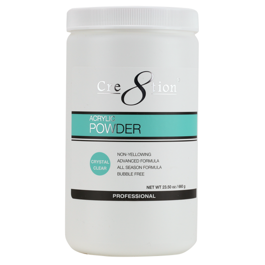 Cre8tion Acrylic Powder, CRYSTAL, 23.5oz, 01123