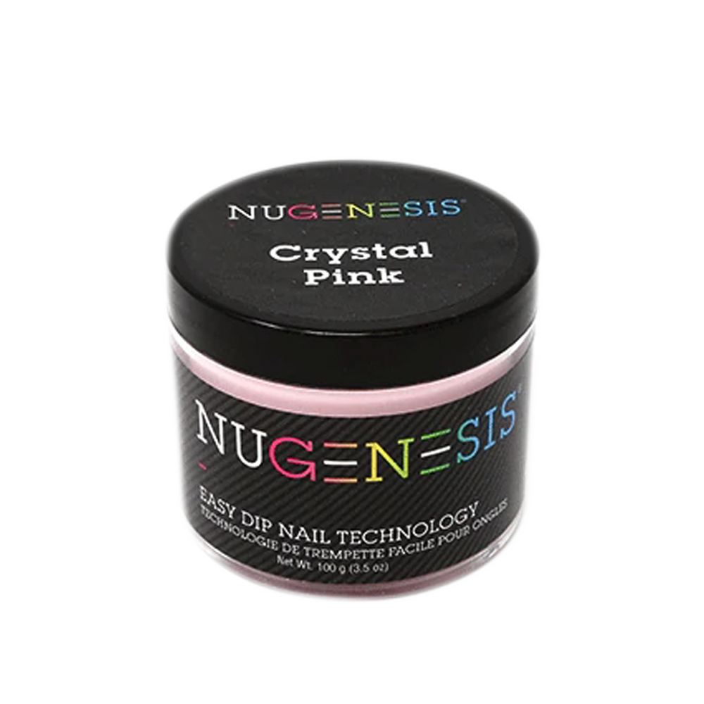Nugenesis Dipping Powder, Pink & White Collection, CRYSTAL PINK, 3.5oz