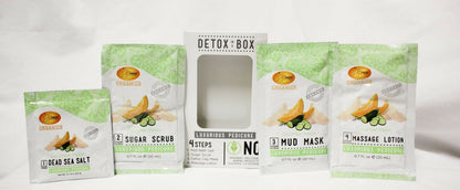 SpaRedi Detox In A Box, Pedicure 4 Steps, Cucumber Melon OK0325MD