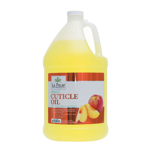 La Palm, Organic Cuticle Oil, Peach, 1Gal  KK