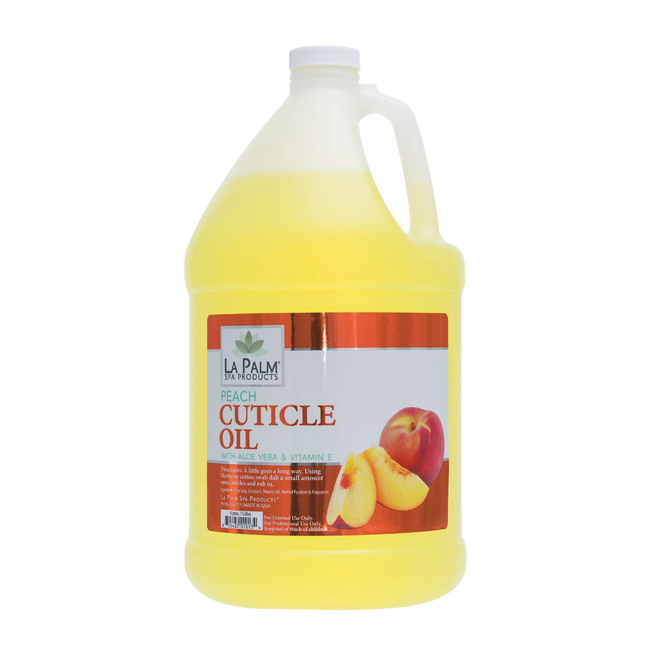 La Palm, Organic Cuticle Oil, Peach, 1Gal  KK