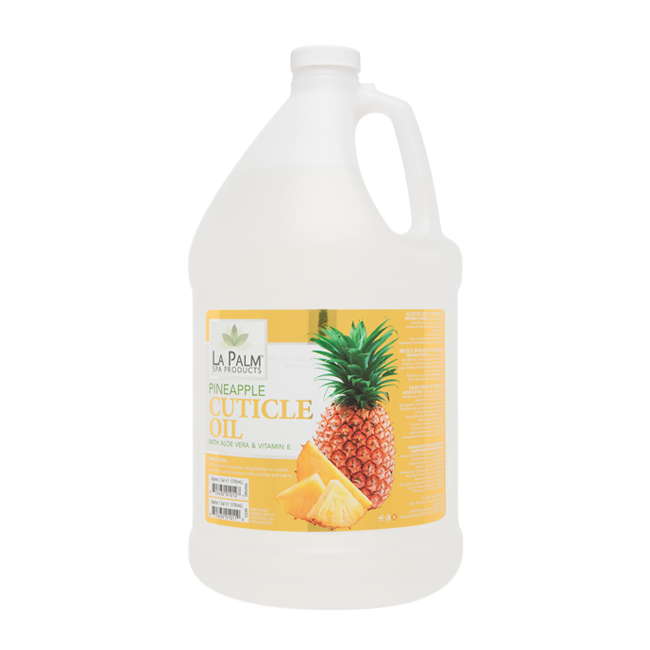 La Palm, Organic Clear Cuticle Oil, Pineapple, 1Gal  KK