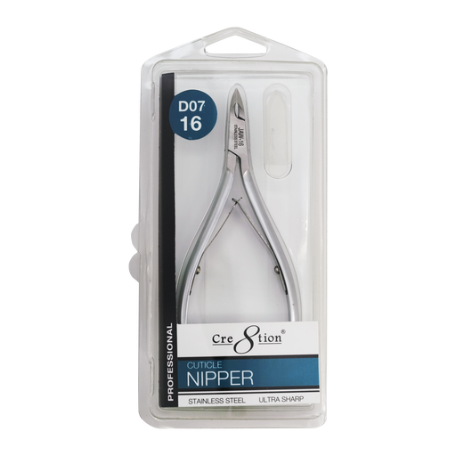 Cre8tion Stainless Steel Cuticle Nipper 07, Size 16, 16190
