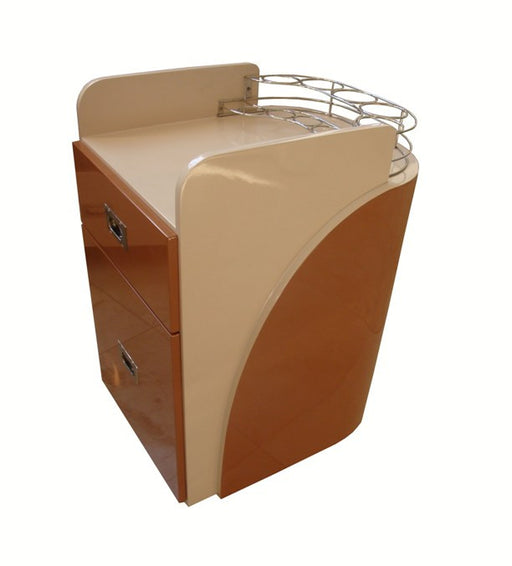 SPA Pedi Cart, Almond/Cappuccino, D-100PUAC (NOT Included Shipping Charge)
