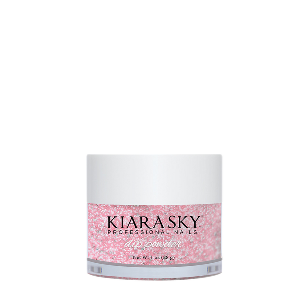 Kiara Sky Dipping Powder, D496, Pinking Of Sparkle, 1oz MH1005