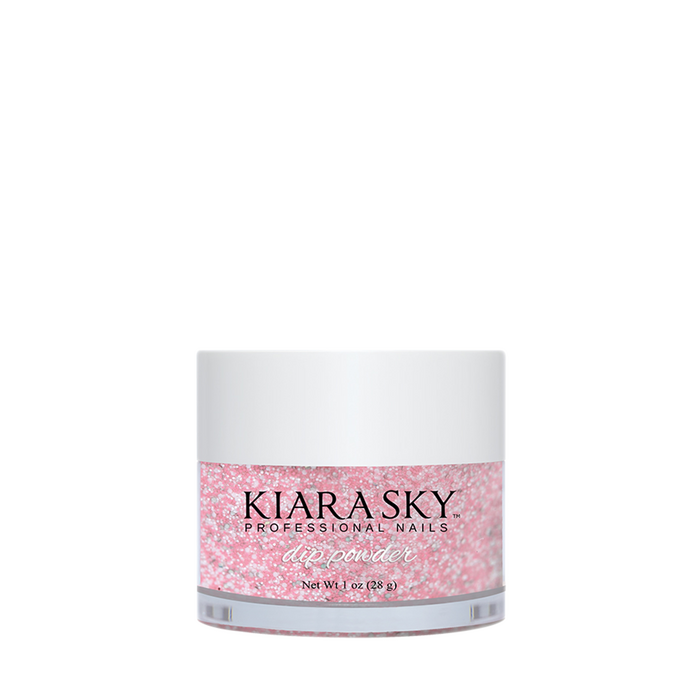 Kiara Sky Dipping Powder, D496, Pinking Of Sparkle, 1oz MH1005