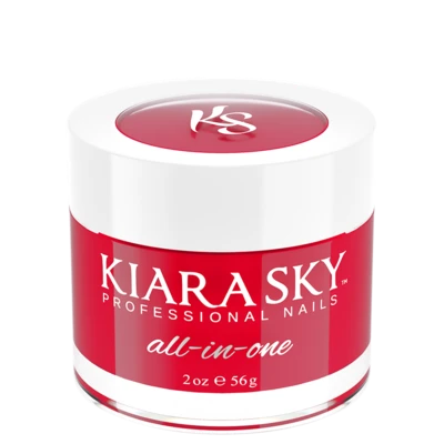 Kiara Sky Acrylic/Dipping Powder, All-In-One Collection, D5031, Red Flags, 2oz OK1003VD