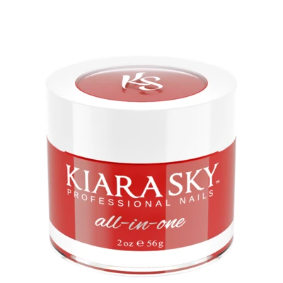 Kiara Sky Acrylic/Dipping Powder, All-In-One Collection, D5033, Redckless, 2oz OK1003VD