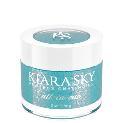 Kiara Sky Acrylic/Dipping Powder, All-In-One Collection, D5075, Cosmic Blue, 2oz OK1003VD