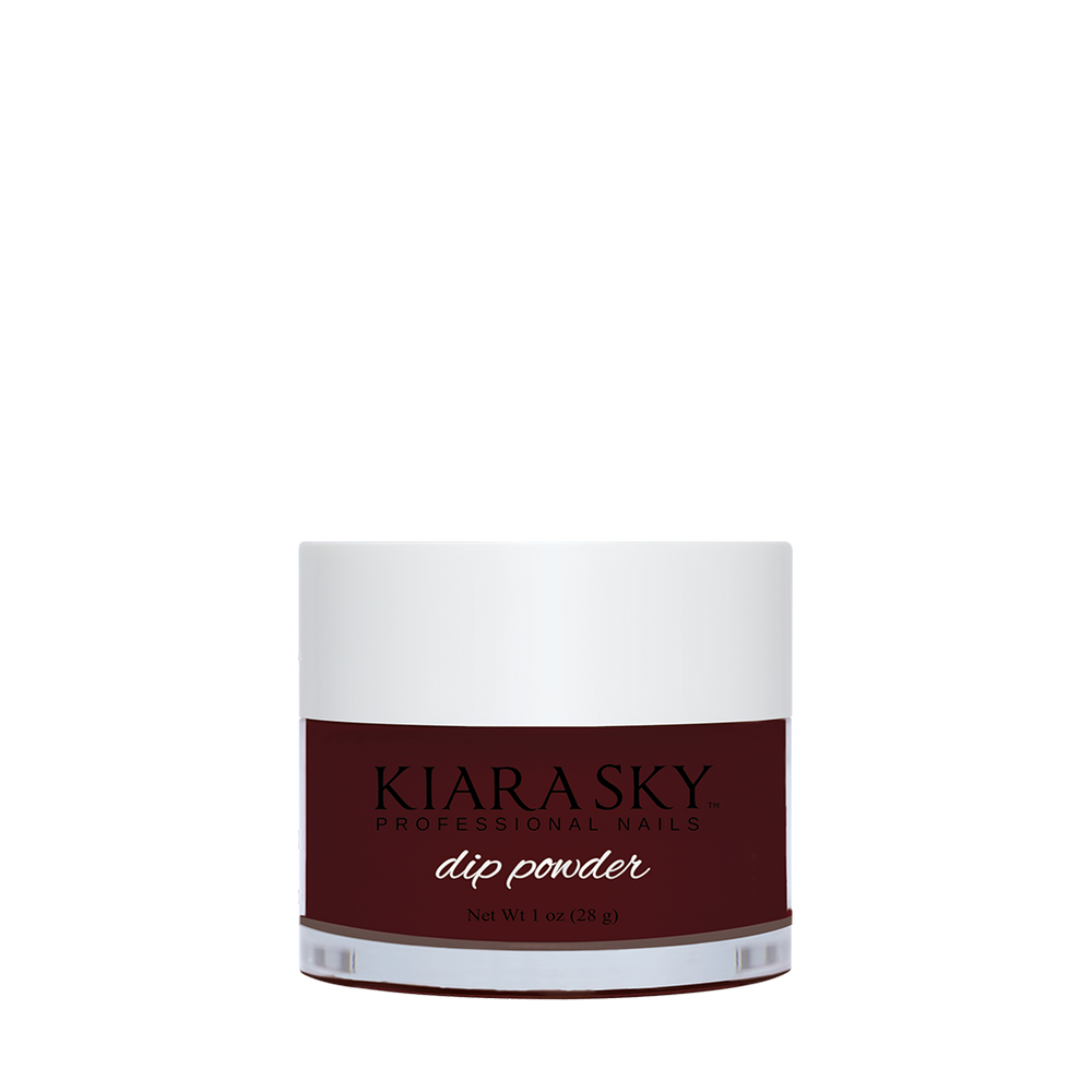 Kiara Sky Dipping Powder, D545, Riyalistic Maroon, 1oz MH1005