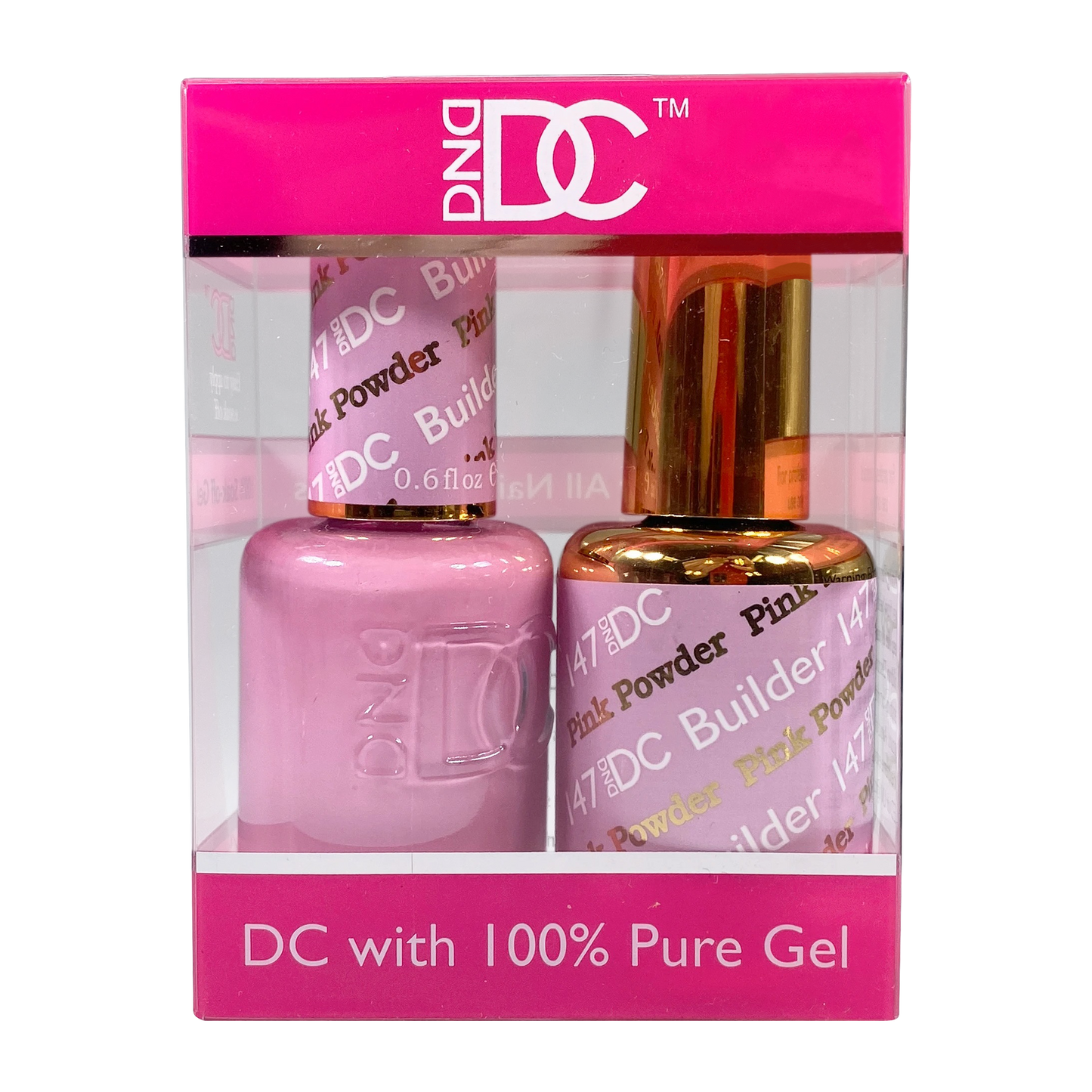 DC Nail Lacquer And Gel Polish, Creamy Collection, DC 147, Pink Powder, 0.6oz MY0926