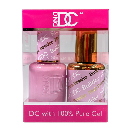 DC Nail Lacquer And Gel Polish, Creamy Collection, DC 147, Pink Powder, 0.6oz MY0926