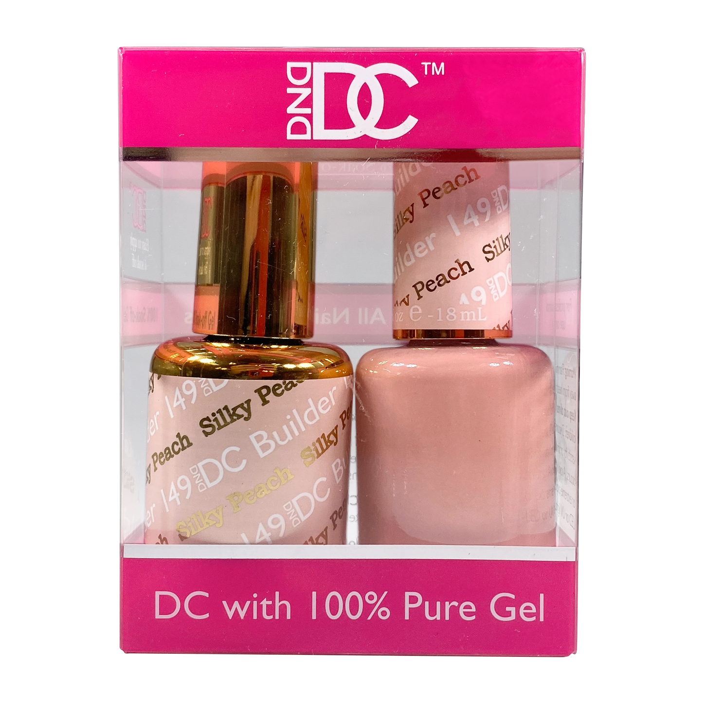 DC Nail Lacquer And Gel Polish, Creamy Collection, DC 149, Silky Peach, 0.6oz MY0926