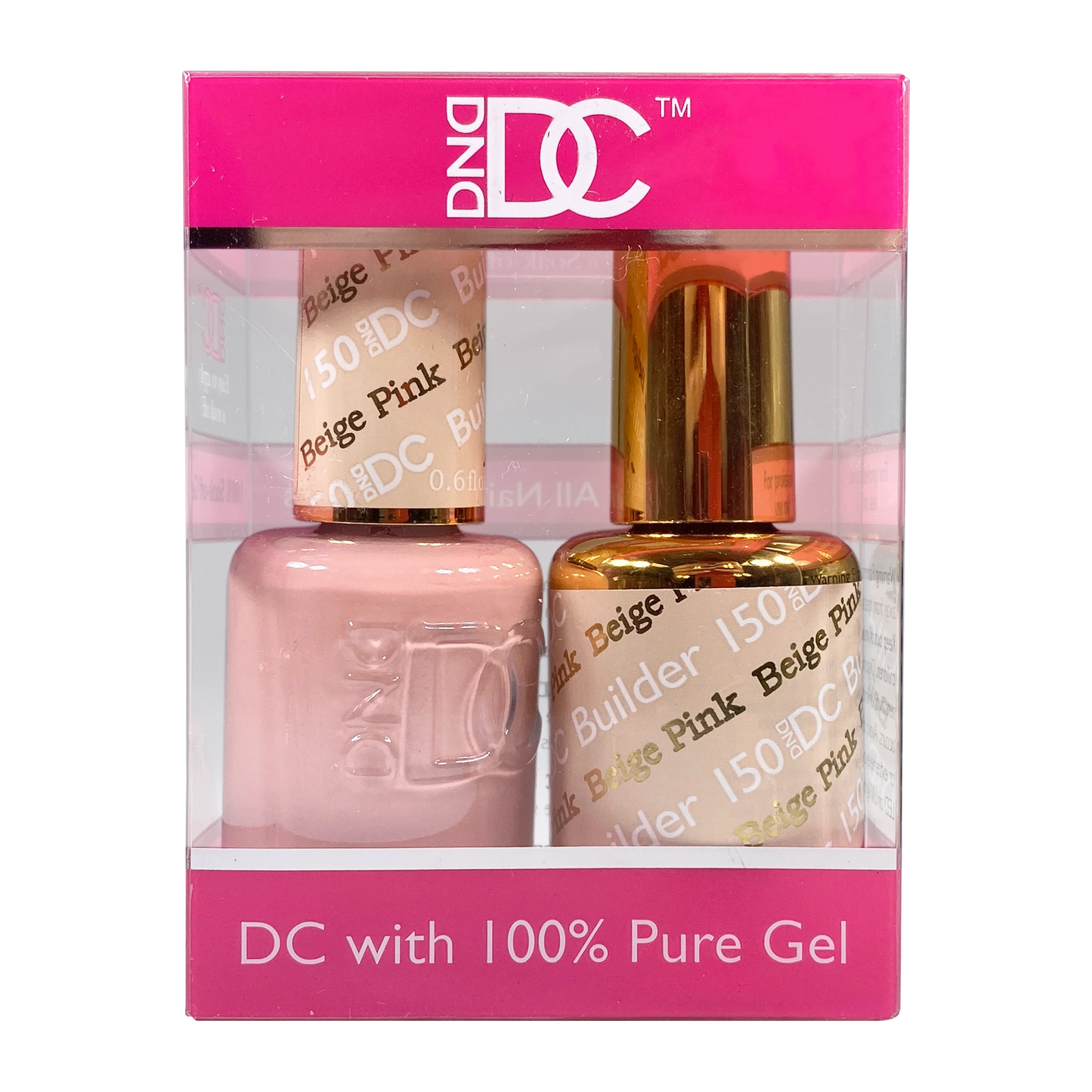 DC Nail Lacquer And Gel Polish, Creamy Collection, DC 150, Beige Pink, 0.6oz MY0926