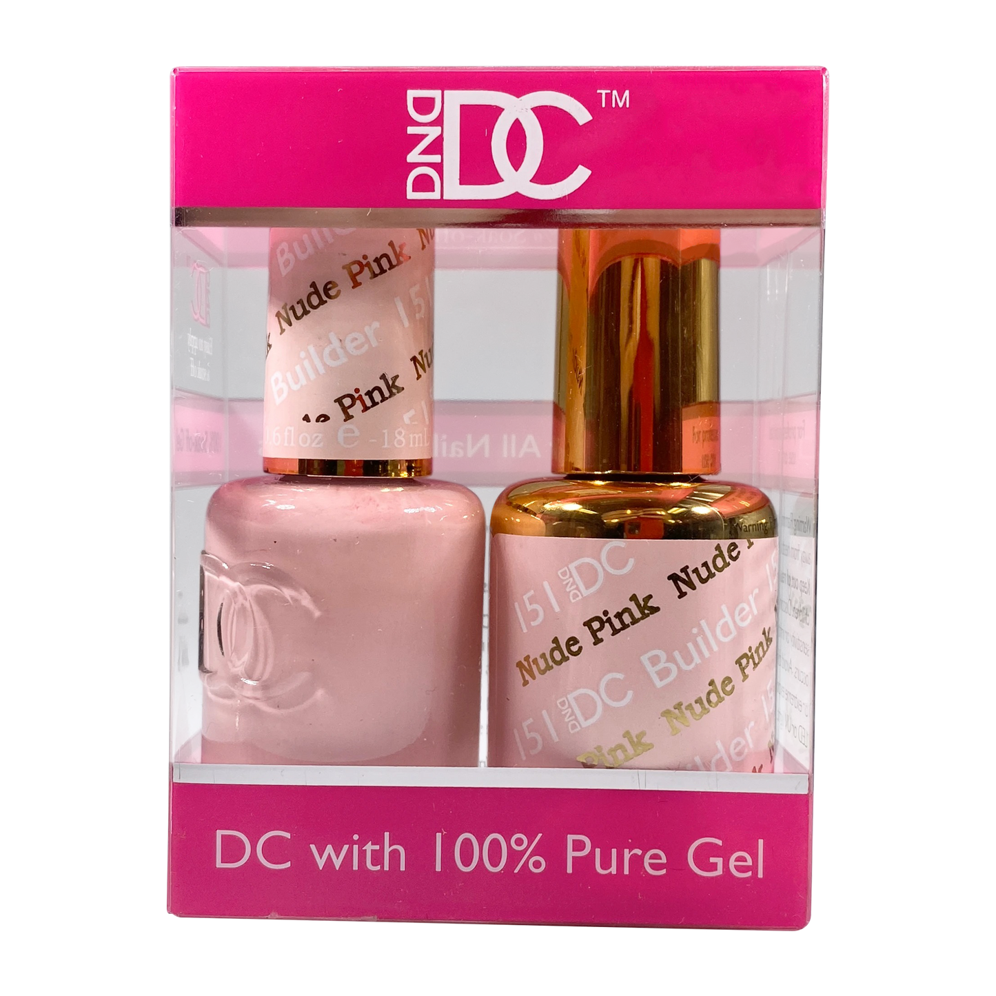 DC Nail Lacquer And Gel Polish, Creamy Collection, DC 151, Nude Pink, 0.6oz MY0926