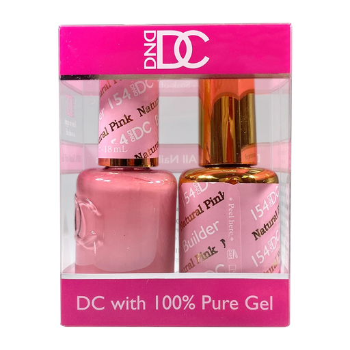 DC Nail Lacquer And Gel Polish, Creamy Collection, DC 154, Natural Pink, 0.6oz MY0926