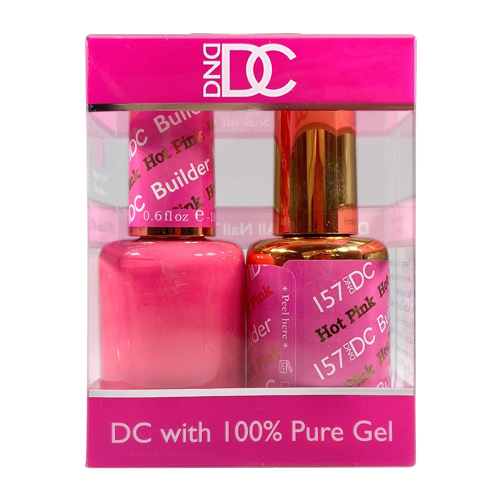 DC Nail Lacquer And Gel Polish, Creamy Collection, DC 157, Hot Pink, 0.6oz MY0926