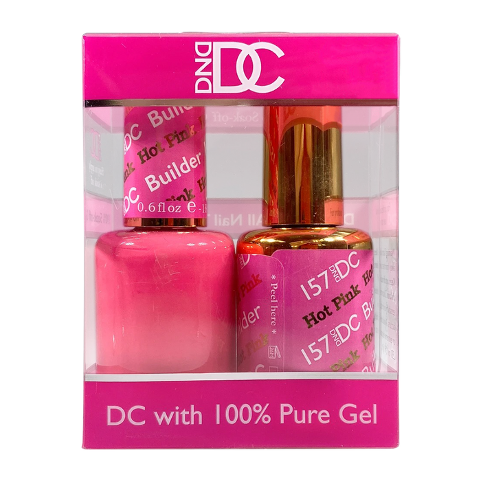 DC Nail Lacquer And Gel Polish, Creamy Collection, DC 157, Hot Pink, 0.6oz MY0926