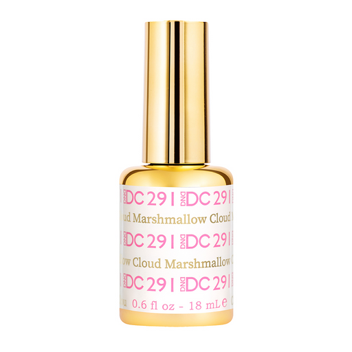 DC Nail Lacquer And Gel Polish, New Collection, DC 291, Marshmallow Cloud, 0.6oz