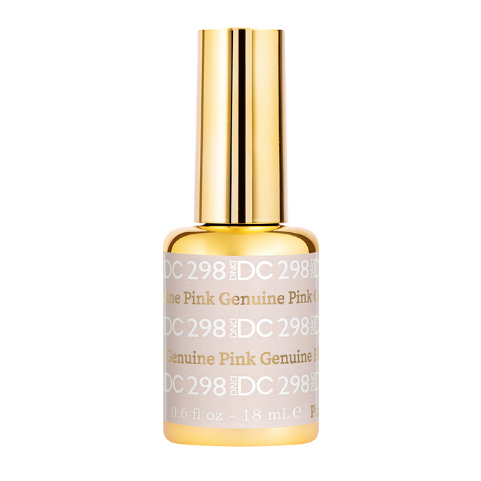 DC Nail Lacquer And Gel Polish, New Collection, DC 298, Genuine Pink, 0.6oz