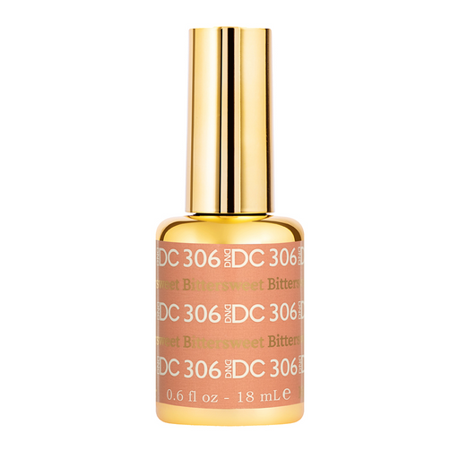 DC Nail Lacquer And Gel Polish, New Collection, DC 306, Bittersweet, 0.6oz