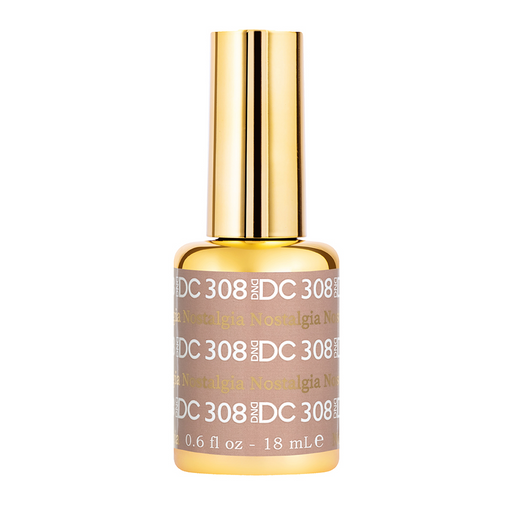 DC Nail Lacquer And Gel Polish, New Collection, DC 308, Nostalgia, 0.6oz