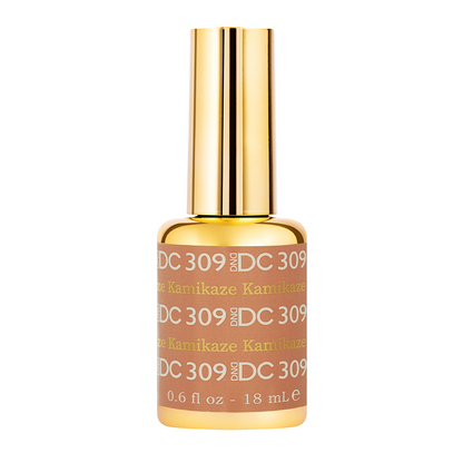 DC Nail Lacquer And Gel Polish, New Collection, DC 309, Kamikaze, 0.6oz