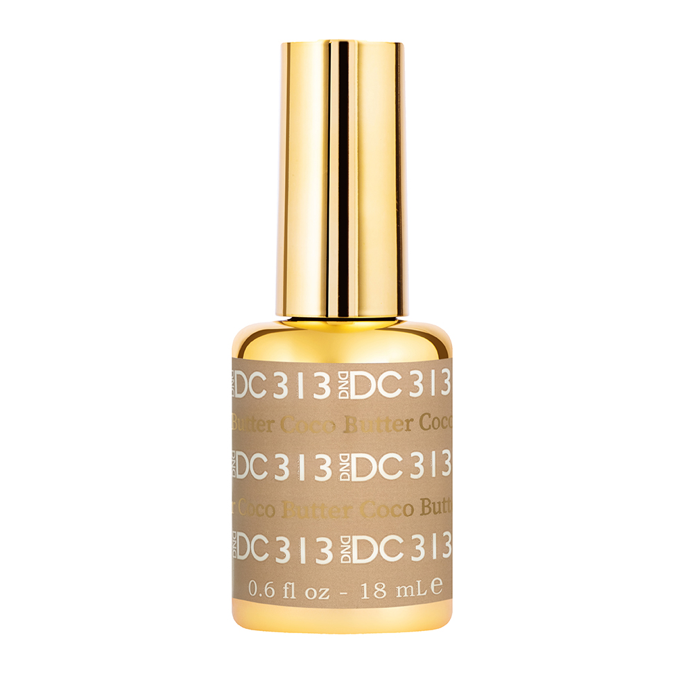 DC Nail Lacquer And Gel Polish, New Collection, DC 313, Coco Butter, 0.6oz