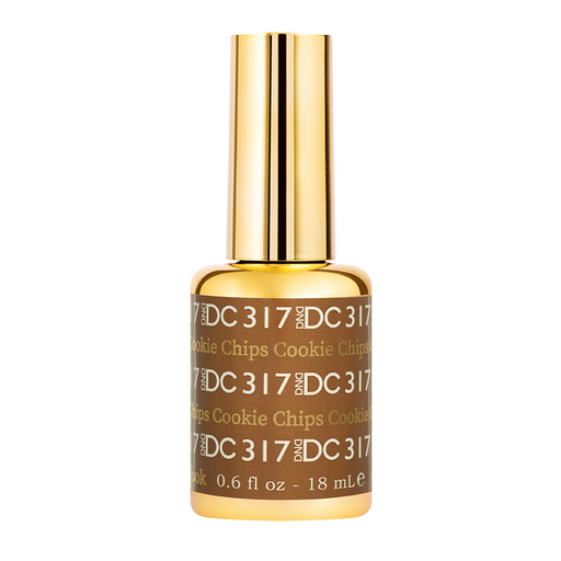 DC Nail Lacquer And Gel Polish, New Collection, DC 317, Cookie Chips, 0.6oz