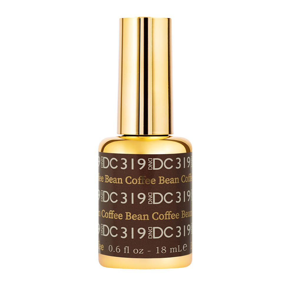 DC Nail Lacquer And Gel Polish, New Collection, DC 319, Coffee Bean, 0.6oz