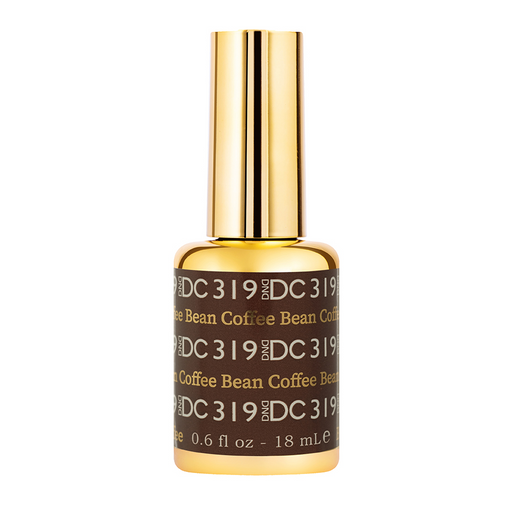 DC Nail Lacquer And Gel Polish, New Collection, DC 319, Coffee Bean, 0.6oz