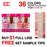 DC Nail Lacquer And Gel Polish, Creamy Collection, Full Line of 36 colors (from 145 to 180), 0.6oz OK0210VD