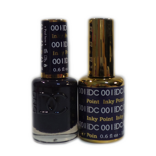 DC Nail Lacquer And Gel Polish, DC 001, Inky Point, 0.6oz MY0926