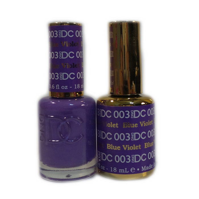 DC Nail Lacquer And Gel Polish, DC 003, Blue Violet, 0.6oz MY0926
